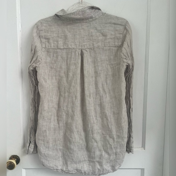 J.Mclaughlin Women's Britt Linen Shirt $188 Size S - Picture 5 of 5